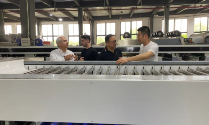 Iranian Client Visits JC SORT for Lemon & Navel Orange Optical Weight Sorting Solution