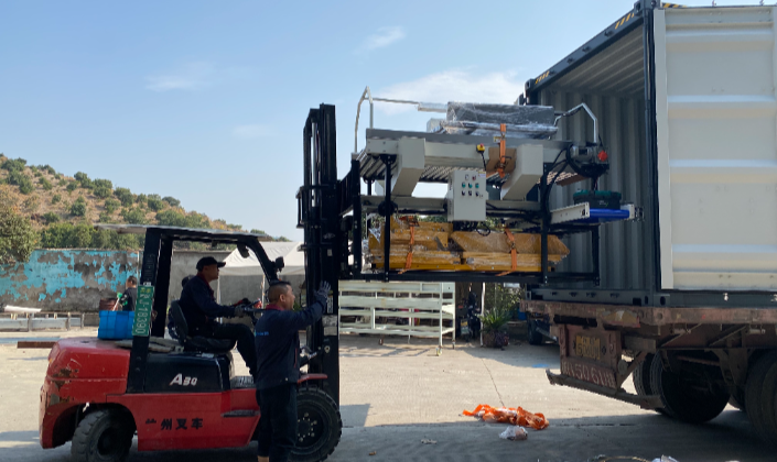 Three cucumber grading machines have been shipped to Poland.